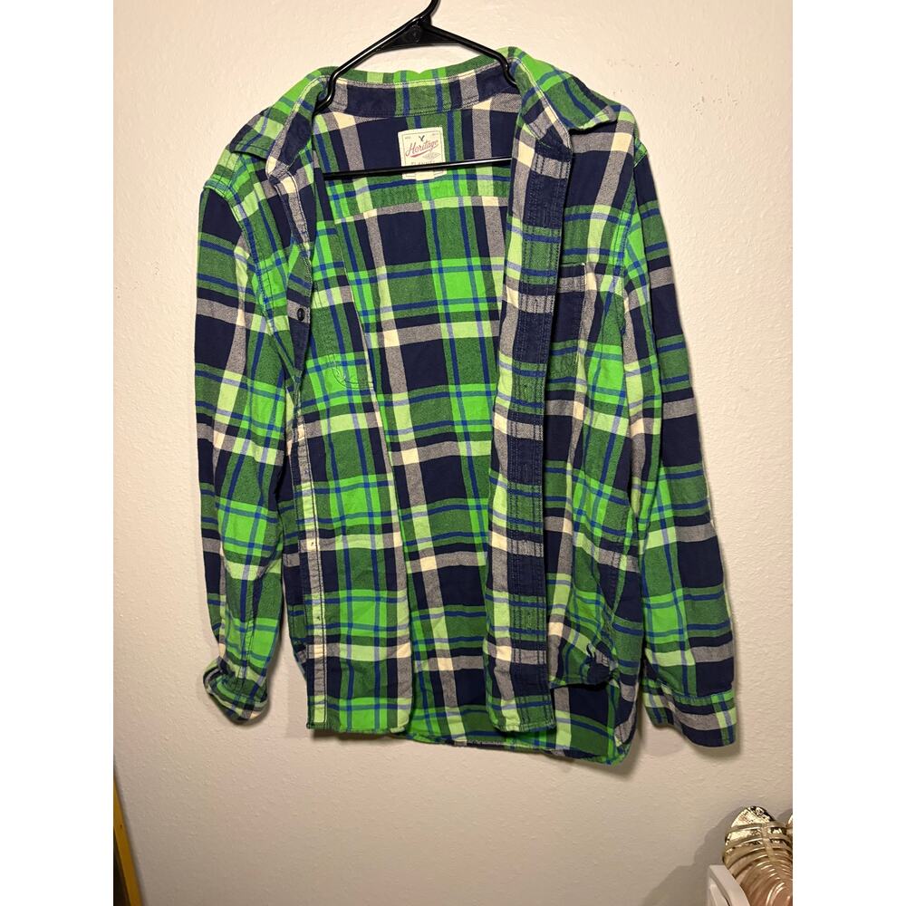 American Eagle Heritage flannel button up